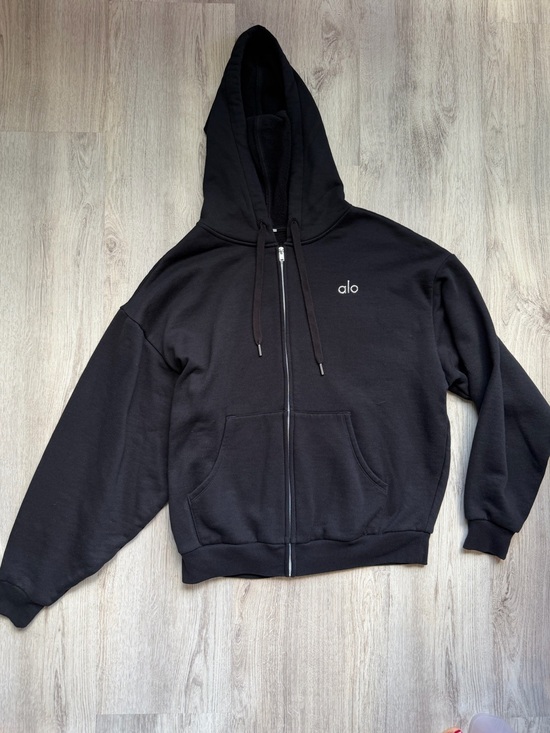 ALO Yoga Tops - ALO Yoga - Accolade Full Zip Hoodie / Jacket in Black - Women’s - size XS